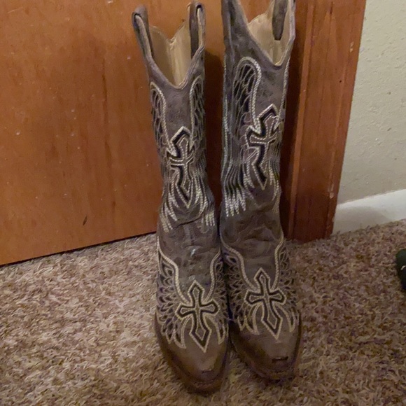 Corral Black sequin Boots - Picture 2 of 9